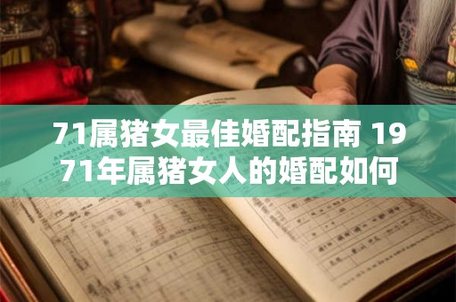 71属猪女最佳婚配指南 1971年属猪女人的婚配如何