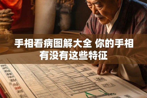 手相看病图解大全 你的手相有没有这些特征