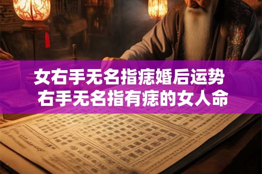 女右手无名指痣婚后运势 右手无名指有痣的女人命运 女右手无名指痣婚后运势 右手无名指有痣的女人命运
