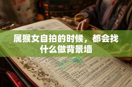 属猴女自拍的时候,都会找什么做背景墙 属猴女自拍的时候,都会找什么做背景墙