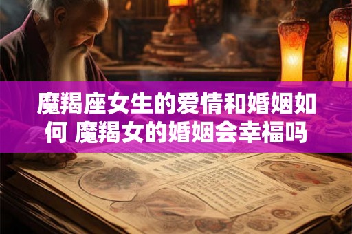 魔羯座女生的爱情和婚姻如何 魔羯女的婚姻会幸福吗