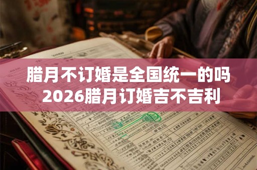 腊月不订婚是全国统一的吗 2026腊月订婚吉不吉利 腊月不订婚是全国统一的吗 2026腊月订婚吉不吉利