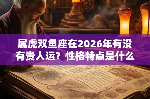 属虎双鱼座在2026年有没有贵人运？性格特点是什么？