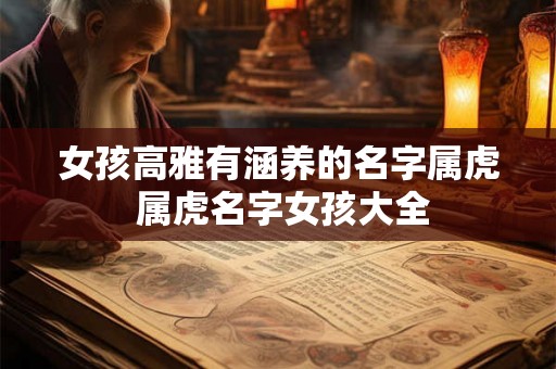 女孩高雅有涵养的名字属虎 属虎名字女孩大全
