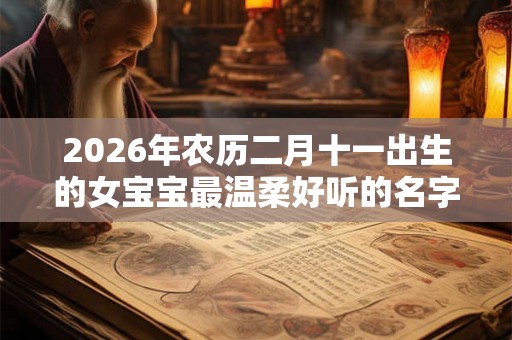 2026年农历二月十一出生的女宝宝最温柔好听的名字