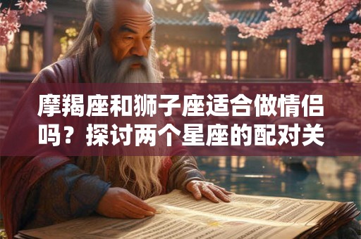 摩羯座和狮子座适合做情侣吗？探讨两个星座的配对关系