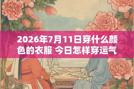 2026年7月11日穿什么颜色的衣服 今日怎样穿运气变好