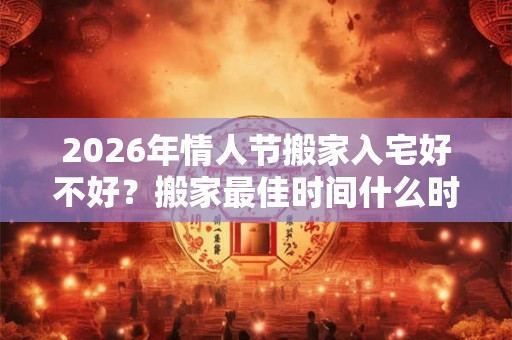 2026年情人节搬家入宅好不好？搬家最佳时间什么时候？