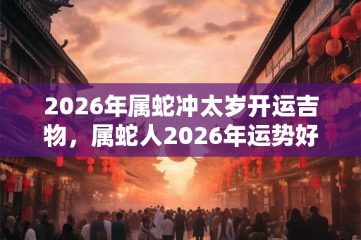 2026年属蛇冲太岁开运吉物，属蛇人2026年运势好吗？