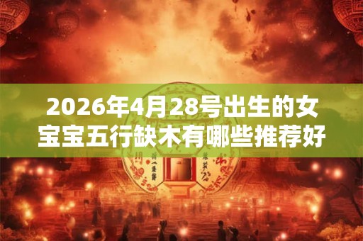 2026年4月28号出生的女宝宝五行缺木有哪些推荐好名