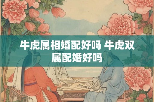牛虎属相婚配好吗 牛虎双属配婚好吗