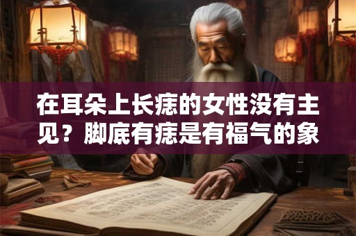 在耳朵上长痣的女性没有主见?脚底有痣是有福气的象征? 在耳朵上长痣的女性没有主见?脚底有痣是有福气的象征?