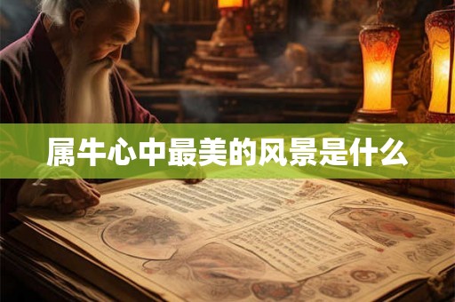 属牛心中最美的风景是什么