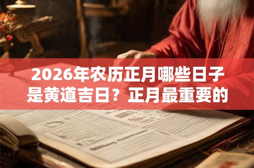 2026年农历正月哪些日子是黄道吉日?正月最重要的节日是什么 2026年农历正月哪些日子是黄道吉日?正月最重要的节日是什么