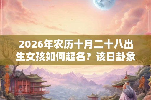 2026年农历十月二十八出生女孩如何起名？该日卦象好吗？