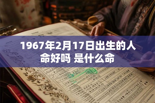 1967年2月17日出生的人命好吗 是什么命