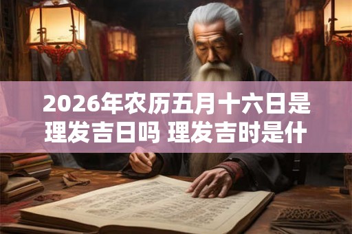 2026年农历五月十六日是理发吉日吗 理发吉时是什么