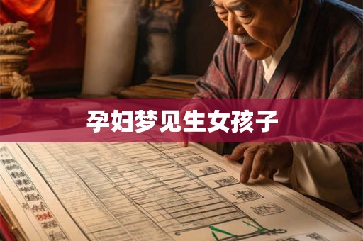 孕妇梦见生女孩子