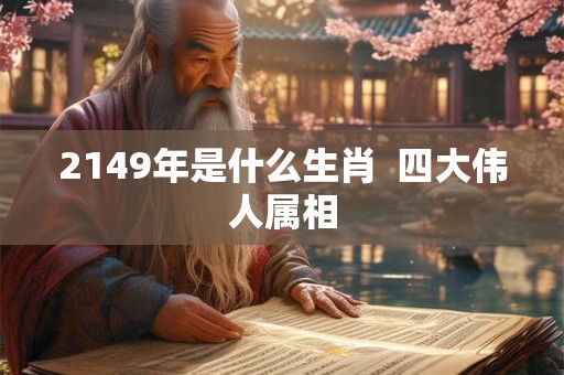2149年是什么生肖 四大伟人属相 2149年是什么生肖 四大伟人属相