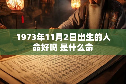 1973年11月2日出生的人命好吗 是什么命