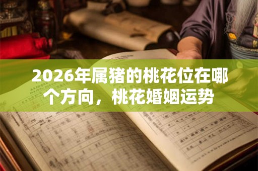 2026年属猪的桃花位在哪个方向，桃花婚姻运势