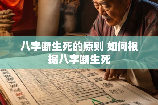 八字断生死的原则 如何根据八字断生死
