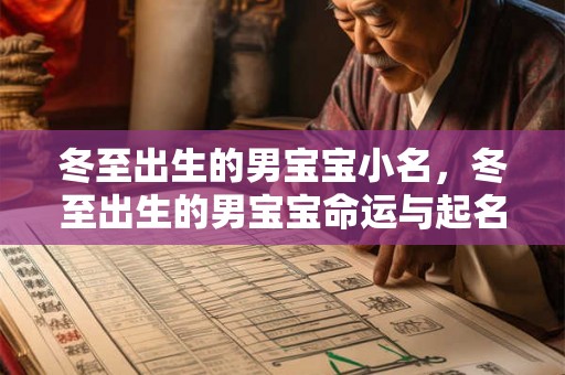 冬至出生的男宝宝小名，冬至出生的男宝宝命运与起名