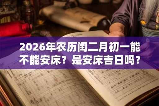 2026年农历闰二月初一能不能安床?是安床吉日吗? 2026年农历闰二月初一能不能安床?是安床吉日吗?