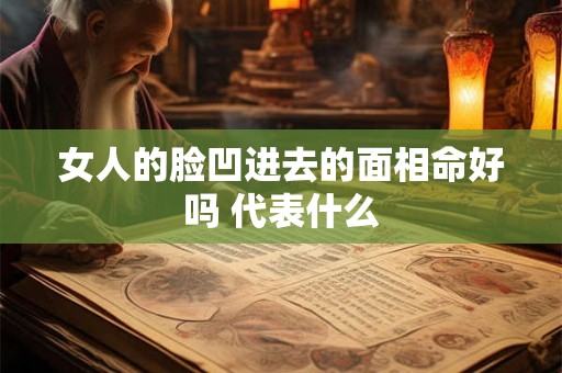 女人的脸凹进去的面相命好吗 代表什么