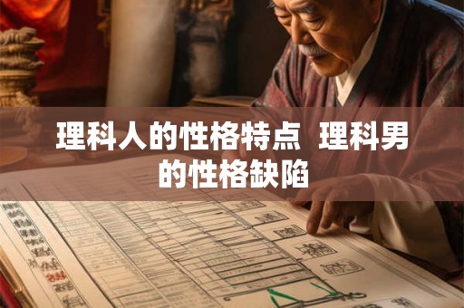 理科人的性格特点  理科男的性格缺陷