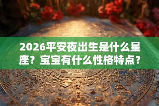 2026平安夜出生是什么星座？宝宝有什么性格特点？