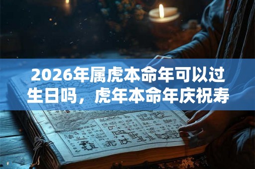 2026年属虎本命年可以过生日吗，虎年本命年庆祝寿宴好吗？