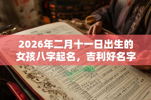 2026年二月十一日出生的女孩八字起名，吉利好名字推荐