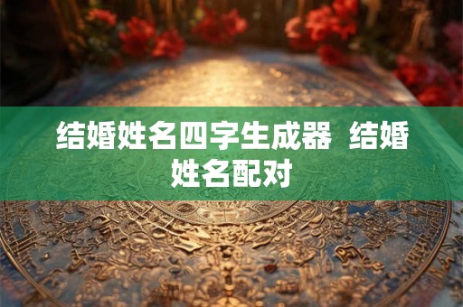 结婚姓名四字生成器  结婚姓名配对