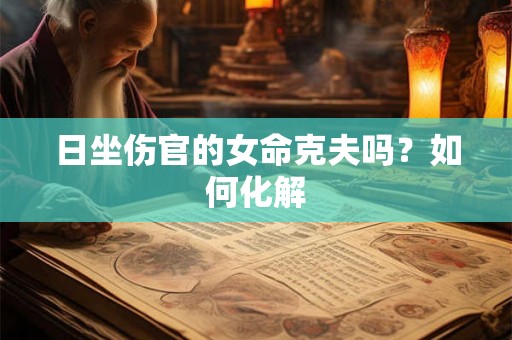 日坐伤官的女命克夫吗？如何化解
