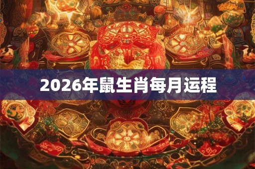 2026年鼠生肖每月运程
