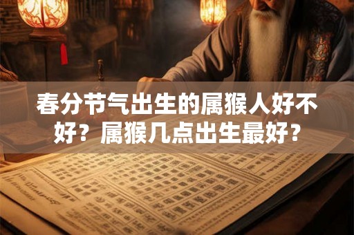 春分节气出生的属猴人好不好?属猴几点出生最好? 春分节气出生的属猴人好不好?属猴几点出生最好?