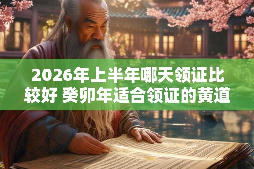 2026年上半年哪天领证比较好 癸卯年适合领证的黄道吉日