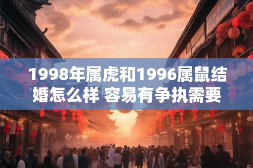 1998年属虎和1996属鼠结婚怎么样 容易有争执需要磨合