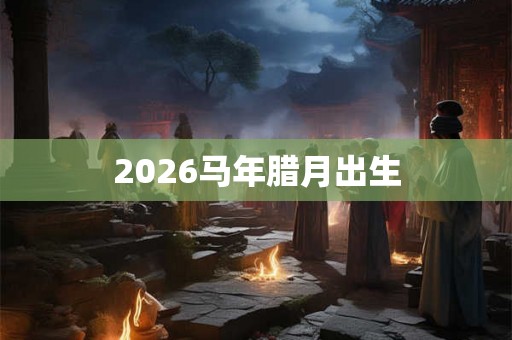 2026马年腊月出生