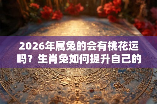 2026年属兔的会有桃花运吗？生肖兔如何提升自己的桃花运势？