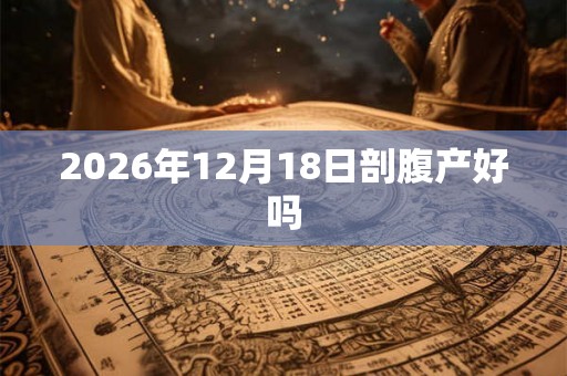 2026年12月18日剖腹产好吗