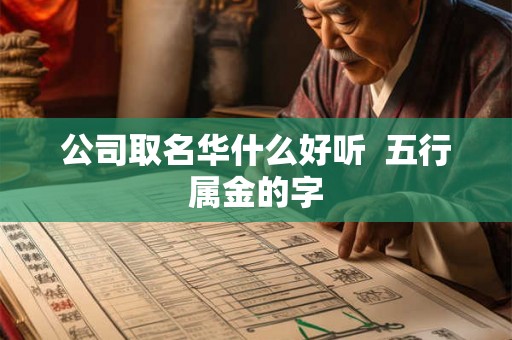 公司取名华什么好听  五行属金的字