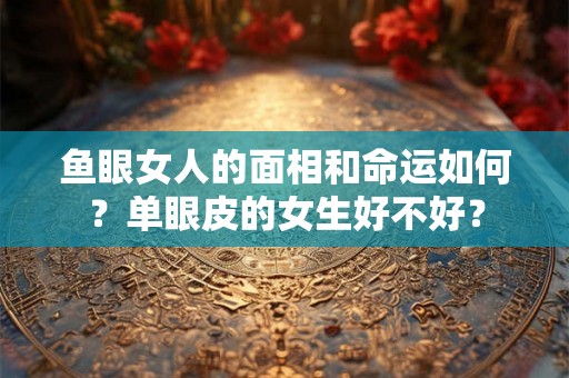 鱼眼女人的面相和命运如何?单眼皮的女生好不好? 鱼眼女人的面相和命运如何?单眼皮的女生好不好?