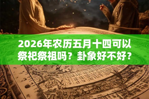 2026年农历五月十四可以祭祀祭祖吗?卦象好不好? 2026年农历五月十四可以祭祀祭祖吗?卦象好不好?