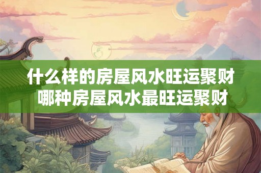 什么样的房屋风水旺运聚财 哪种房屋风水最旺运聚财
