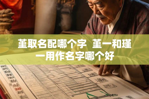 堇取名配哪个字 堇一和瑾一用作名字哪个好 堇取名配哪个字 堇一和瑾一用作名字哪个好