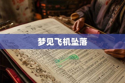 梦见飞机坠落 梦见飞机坠落