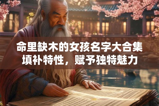 命里缺木的女孩名字大合集填补特性，赋予独特魅力