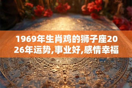 1969年生肖鸡的狮子座2026年运势,事业好,感情幸福